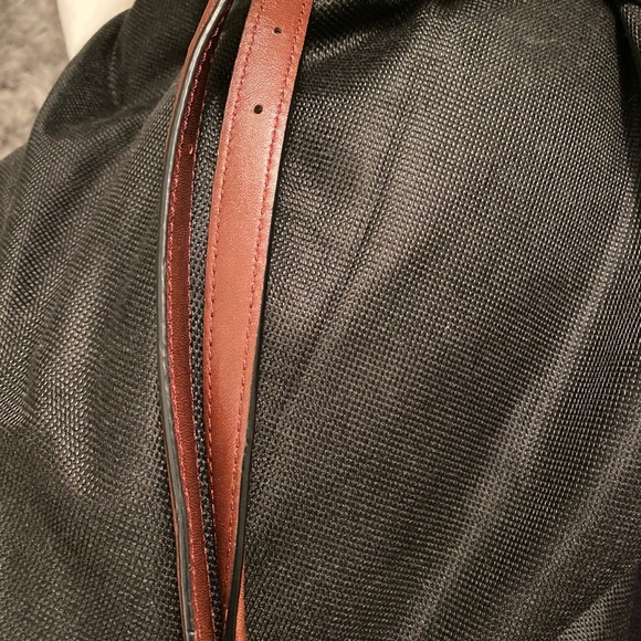 Coach Chestnut Brown Leather Shoulder Bag with Stud Detailing - Picture 11 of 13